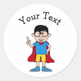 Adesivo Redondo Herói