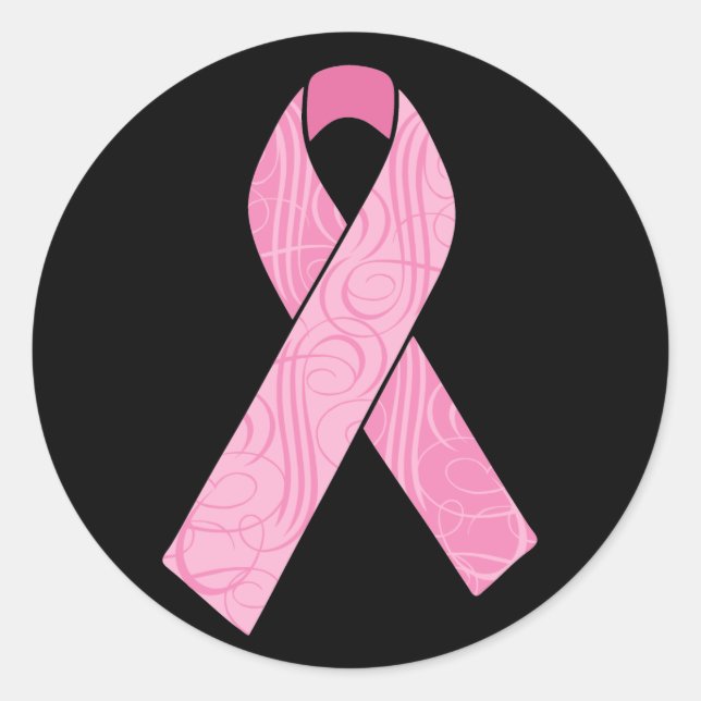 Adesivo Redondo Herói cor-de-rosa (Frente)