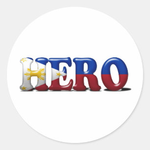 Adesivo Redondo Herói de Pinoy