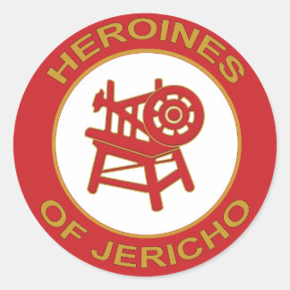 Adesivo Redondo Heroínas de Jericho