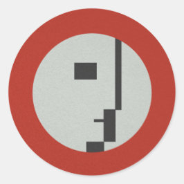 Adesivo Redondo Heróis FLomm: D’EVOCATUR!