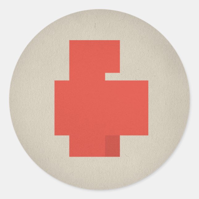 Adesivo Redondo Heróis FLomm: POSITAVO! (Frente)