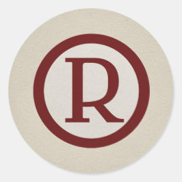 Adesivo Redondo Heróis FLomm: REG!