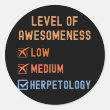 Herpetólogos, Nível de Herpetologia Incrível