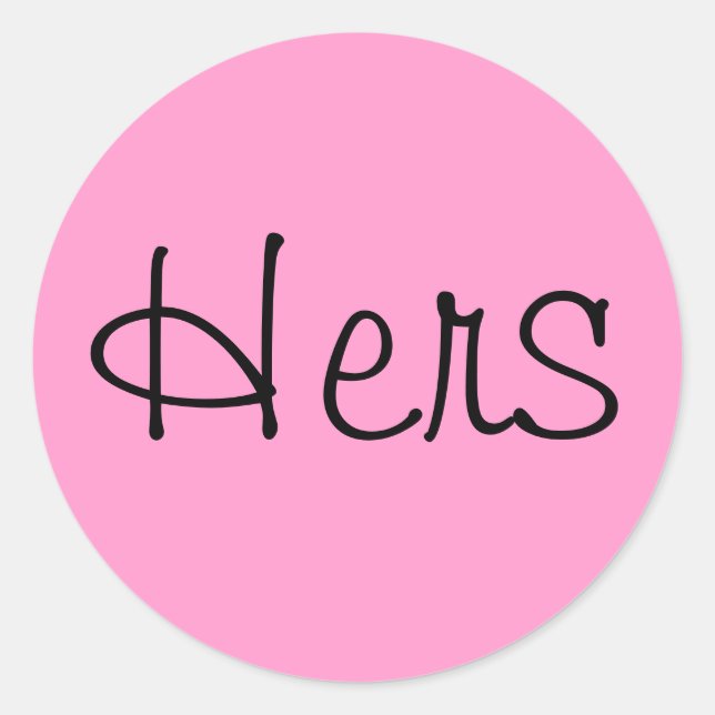 Adesivo Redondo Hers (Frente)