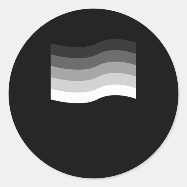 Adesivo Redondo Heterosexual LGBT Pride Equality Flag Gift (Frente)