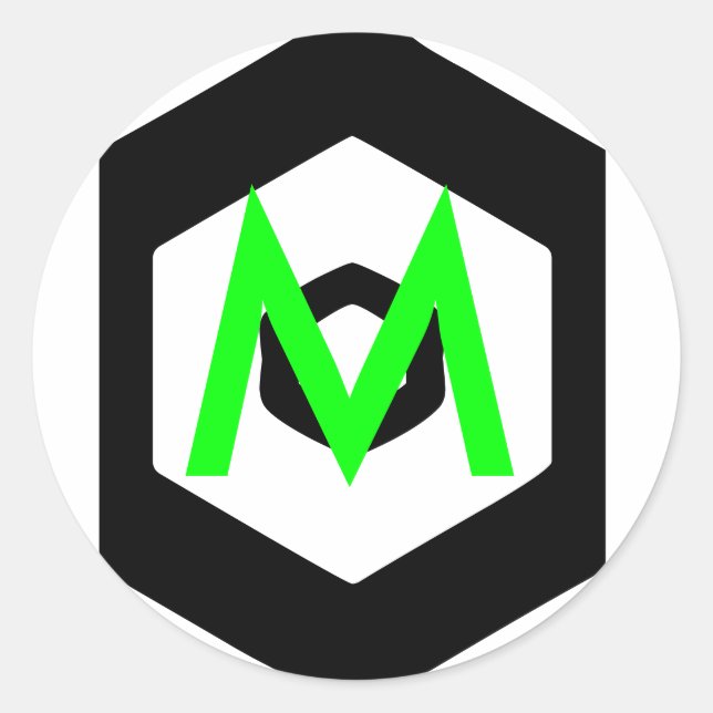 Adesivo Redondo Hexágono (Frente)