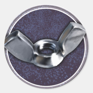 Adesivo Redondo Hey Wingnuts!