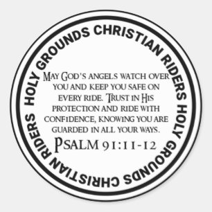 Adesivo Redondo HG_Psalm91_Sticker