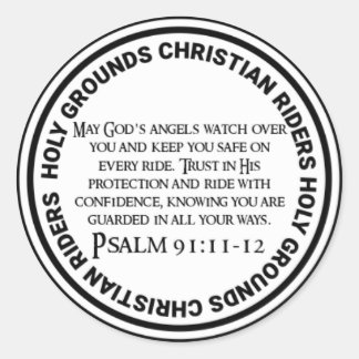 Adesivo Redondo HG_Psalm91_Sticker