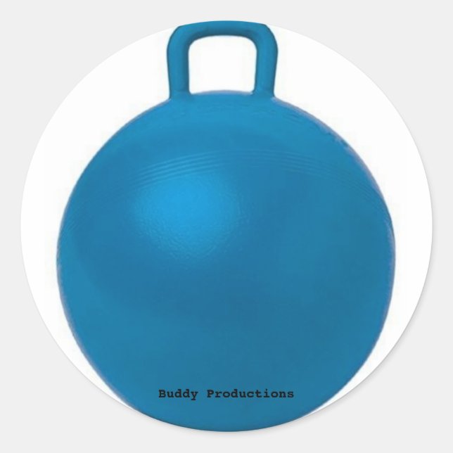 Adesivo Redondo Hhop, Buddy Productions (Frente)