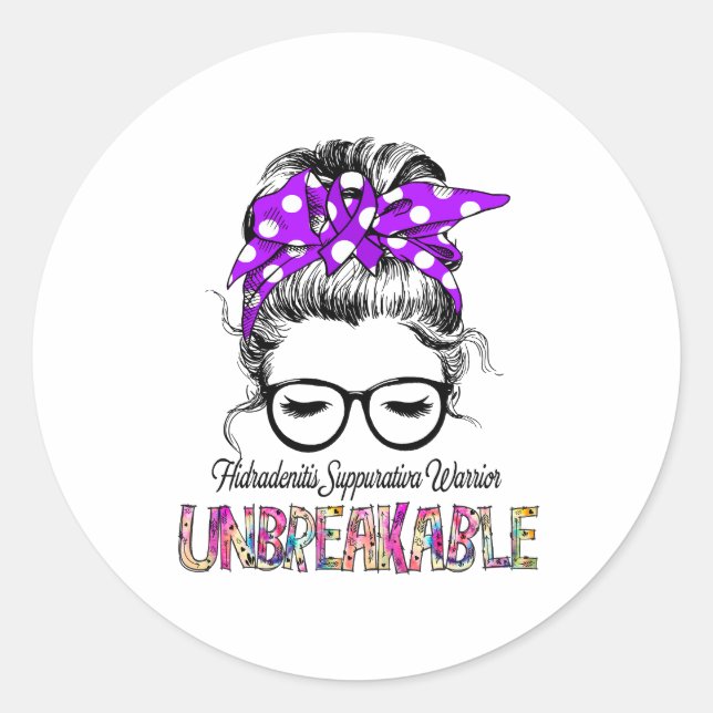 Adesivo Redondo Hidradenite Supurativa Sensibilização Friso (Frente)