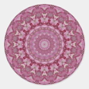 Adesivo Redondo hidrangea kaleidoscope envolvente fechado