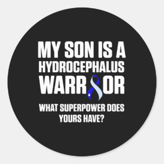 Adesivo Redondo Hidrocephalus Survivor Son Awarness