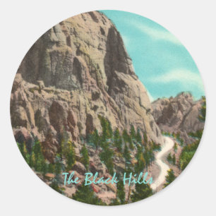 Adesivo Redondo Highway to Mt. Rushmore Stickers