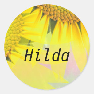 Adesivo Redondo Hilda