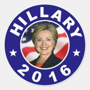 Adesivo Redondo Hillary 2016