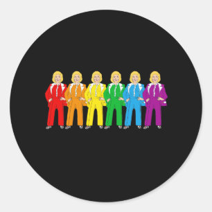 Adesivo Redondo Hillary Pantcase Pride -
