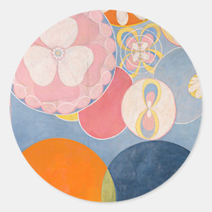 Adesivo Redondo Hilma af Klint As Dez Maiores