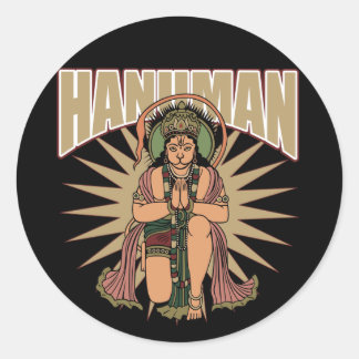Adesivo Redondo Hindu Hanuman