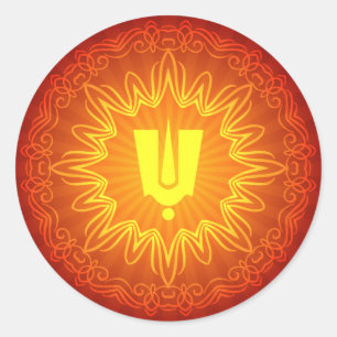 Adesivo Redondo Hindu Tilak - Sinal Decorativo Design