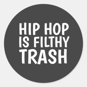ADESIVO REDONDO HIP HOP É UM RASTREIO