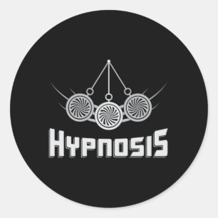 Adesivo Redondo Hipnose Melhor Hipnótico Presente Hipnotizador Hy