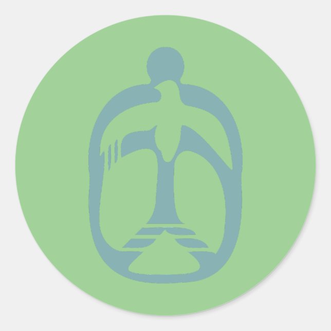 Adesivo Redondo HIPPIE ICON PEACE ver 2023 BY MASANSER (Frente)