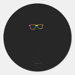 Adesivo Redondo Hipster Bonito Pernalado Vidros Colos Coelho