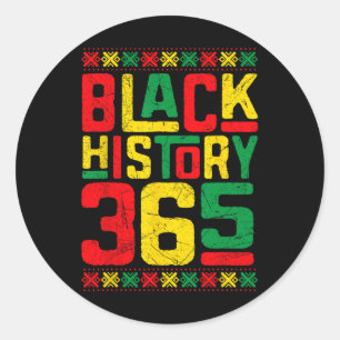 Adesivo Redondo História Negra 365 Cultura Negra Herança História 