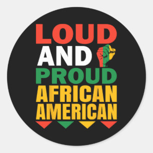 Adesivo Redondo História Negra Africana-Americana Décima Junta
