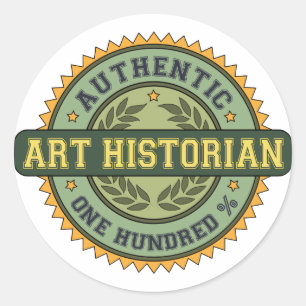 Adesivo Redondo Historiador de arte autêntico