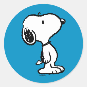Adesivo Redondo Histórias em quadrinhos Clássicas do Snoopy