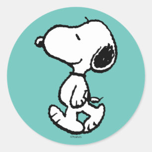 Adesivo Redondo Histórias em quadrinhos Clássicas do Snoopy