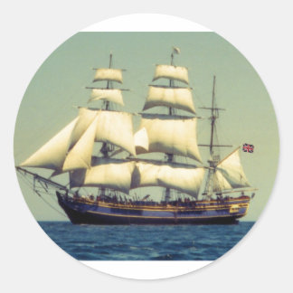 Adesivo Redondo HMS Bounty