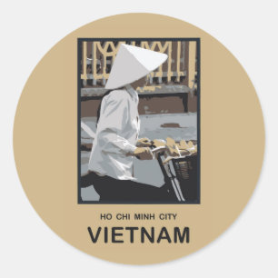 Adesivo Redondo Ho Chi Minh City Vietnam