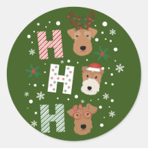 Ho Ho Welsh Terrier Feliz Natal