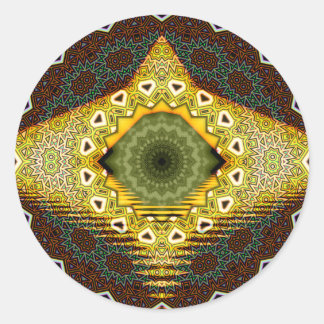 Adesivo Redondo Ho zumbido tribal