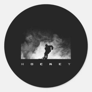 Adesivo Redondo Hockey