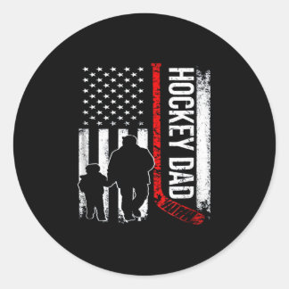 Adesivo Redondo Hockey Lover | PAI de hóquei americano