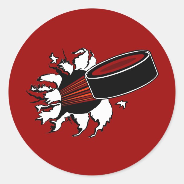 Adesivo Redondo Hockey Puck (Frente)