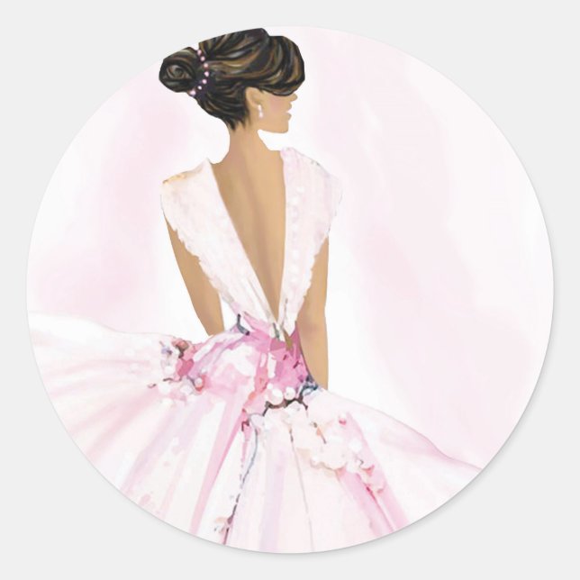 Adesivo Redondo Hoje é Bonito (Frente)