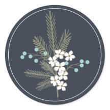 Holiday Deseja Monograma Envelope de Natal