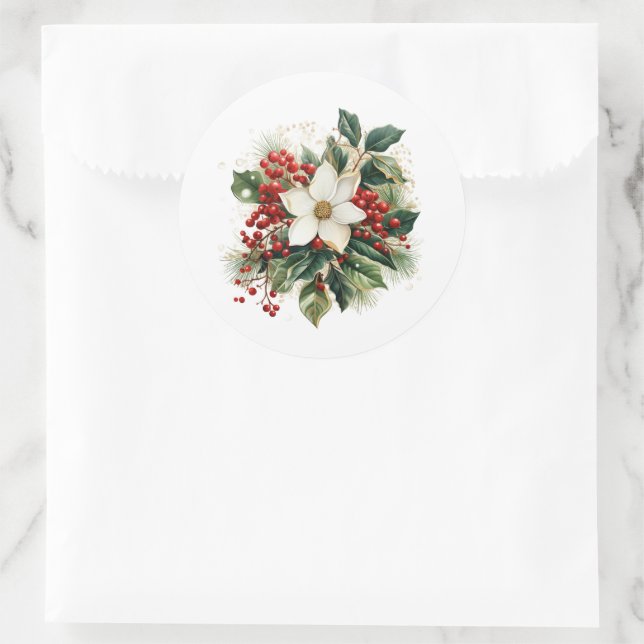 Adesivo Redondo Holiday Magnolia Stickers (Bolsa)