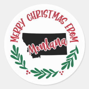 Adesivo Redondo Holiday Sticker de Montana