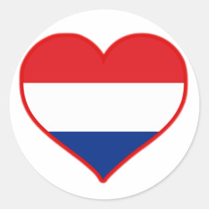 Adesivo Redondo Holland Love