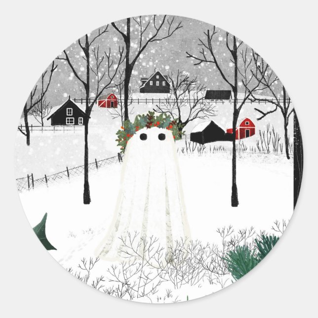 Adesivo Redondo Holly King (Frente)