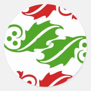 Adesivo Redondo Holly Sticker