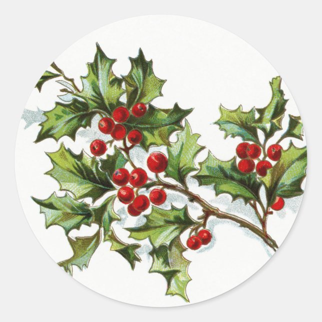 Adesivo Redondo HollyBerries20150802 (Frente)