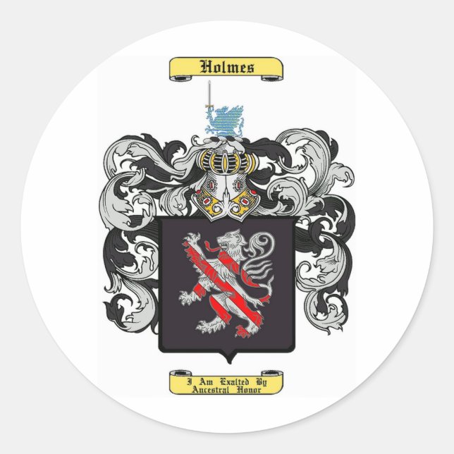 Adesivo Redondo Holmes (inglaterra) (Frente)